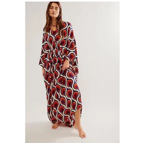 Free People Groovy Baby Maxi Kaftan - Picture 3 of 9